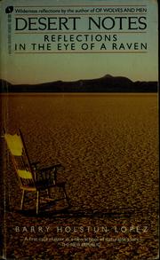 Cover of: Desert notes