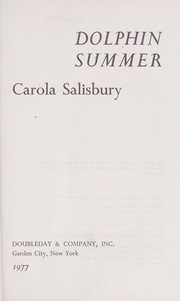 Cover of: The Dolphin Summer