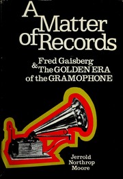 Cover of: A matter of records