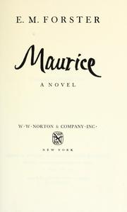 Cover of: Maurice