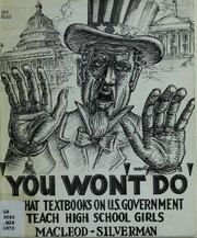 Cover of: "You won't do"