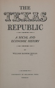 Cover of: The Texas Republic