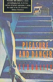 Cover of: Pleasure and Danger