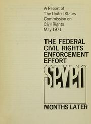 Cover image for The Federal Civil Rights Enforcement Effort: Seven Months Later