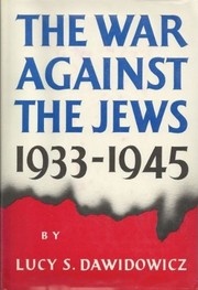 best books about Evbraun The War Against the Jews: 1933-1945