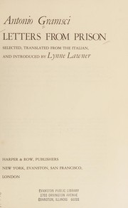 Cover of: Lettere dal carcere