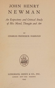 Cover of: John Henry Newman