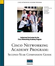 Cover of: Cisco Networking Academy Program