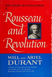 Cover of: Rousseau And The Revolution