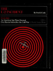 Cover of: The U-2 incident, May, 1960