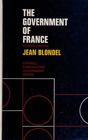 Cover of: The government of France