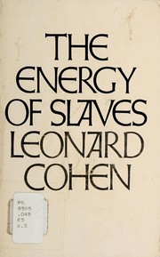 Cover of: The energy of slaves