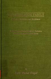Cover of: The Middleton family (including Myddelton and Myddleton)