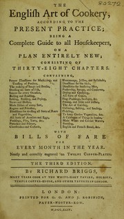 Cover of: The English art of cookery, according to the present practice