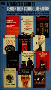 Cover of: A teacher's guide to senior high school literature