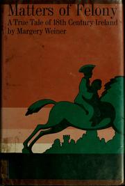 Cover of: Matters of felony