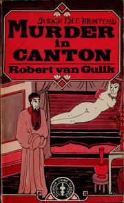 Cover of: Murder in Canton: a Chinese detective story