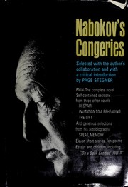 Cover of Nabokov's congeries