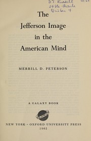 Cover of: The Jefferson image in the American mind