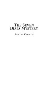 Cover of: The Seven Dials Mystery