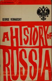 Cover of: A history of Russia