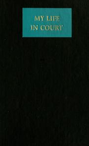 Cover of: My life in court