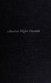 Cover of: American higher education