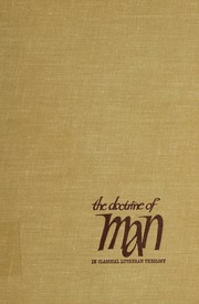 Cover of The doctrine of man in classical Lutheran theology