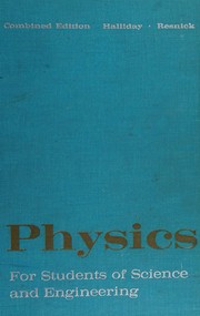 Cover of Physics for students of science and engineering