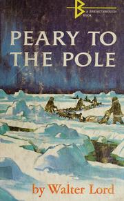 Cover of: Peary to the pole