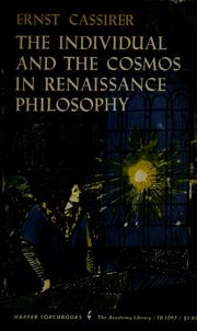 Cover of: Individuum und Kosmos in der Philosophie der Renaissance