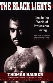 best books about boxing The Black Lights: Inside the World of Professional Boxing