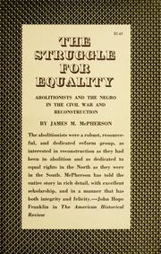 Cover of: The struggle for equality