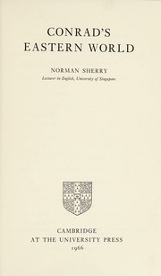 Cover of: Conrad's eastern world