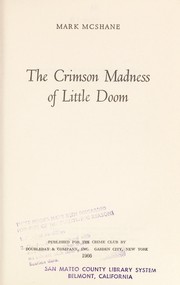 Cover of: The crimson madness of Little Doom