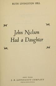 Cover of: John Nielson had a daughter