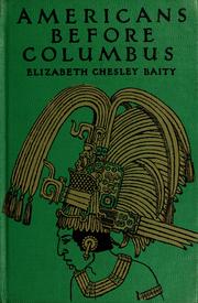 Cover of: Americans before Columbus