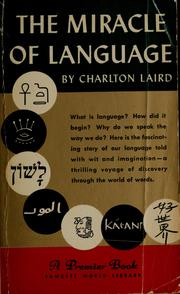 Cover of: The miracle of language