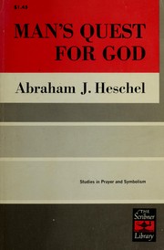 Cover of: Man's quest for God