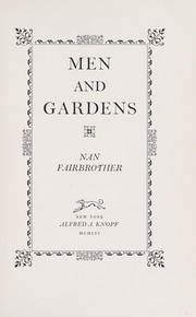 Cover of: Men and gardens