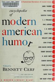 Cover of: An encyclopedia of modern American humor