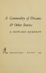 Cover of A commodity of dreams & other stories