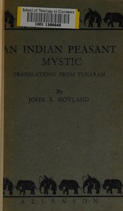 Cover of: An Indian peasant mystic