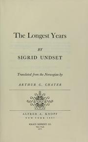 Cover of: The longest years