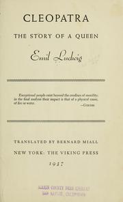 Cover of: Cleopatra