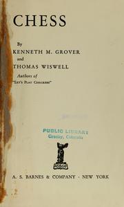 Cover of: Chess