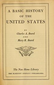 Cover of: Basic history of the United States