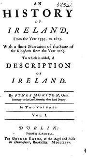 An  History of Ireland, From the Year 1599, to 1603 的封面图片