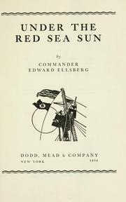 Cover of: Under the Red Sea sun