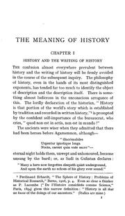 Cover of: The interpretation of history